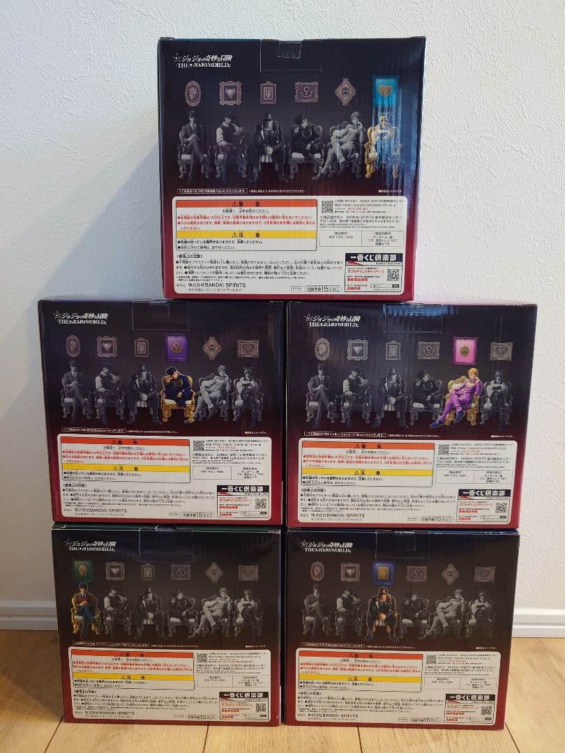 一番くじ ジョジョの奇妙な冒険 ジョジョワールドA C D E F賞 セット