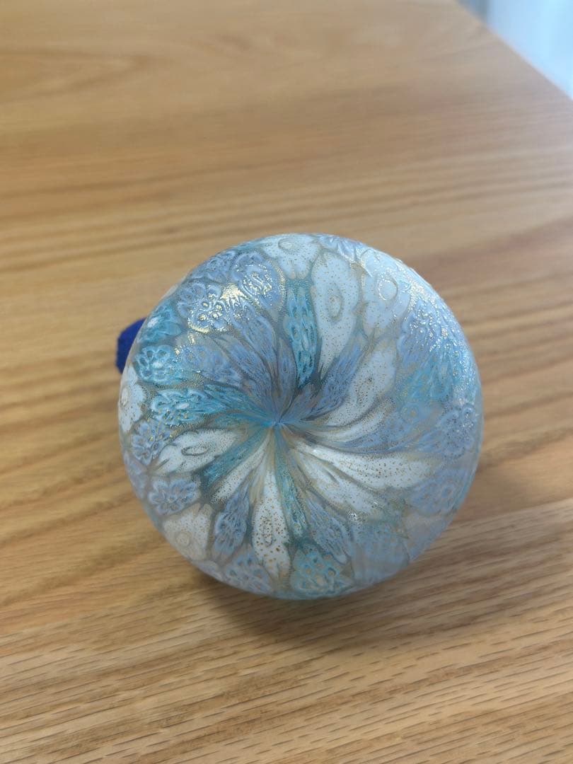 ベネチアングラス　香水瓶　ブルー