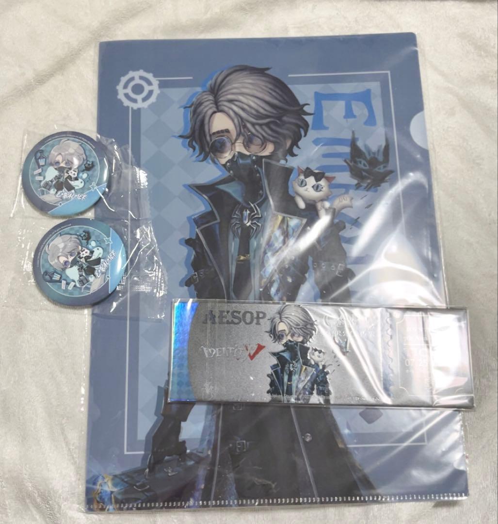 第五人格 納棺師 クリアファイル IJLプレイオフ チャージセンター 缶バッジ