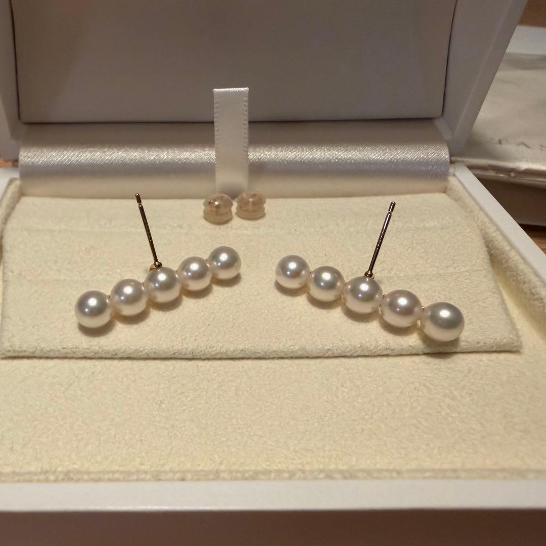 TASAKI タサキ バランス プラス　ピアス　YG イエローゴールド