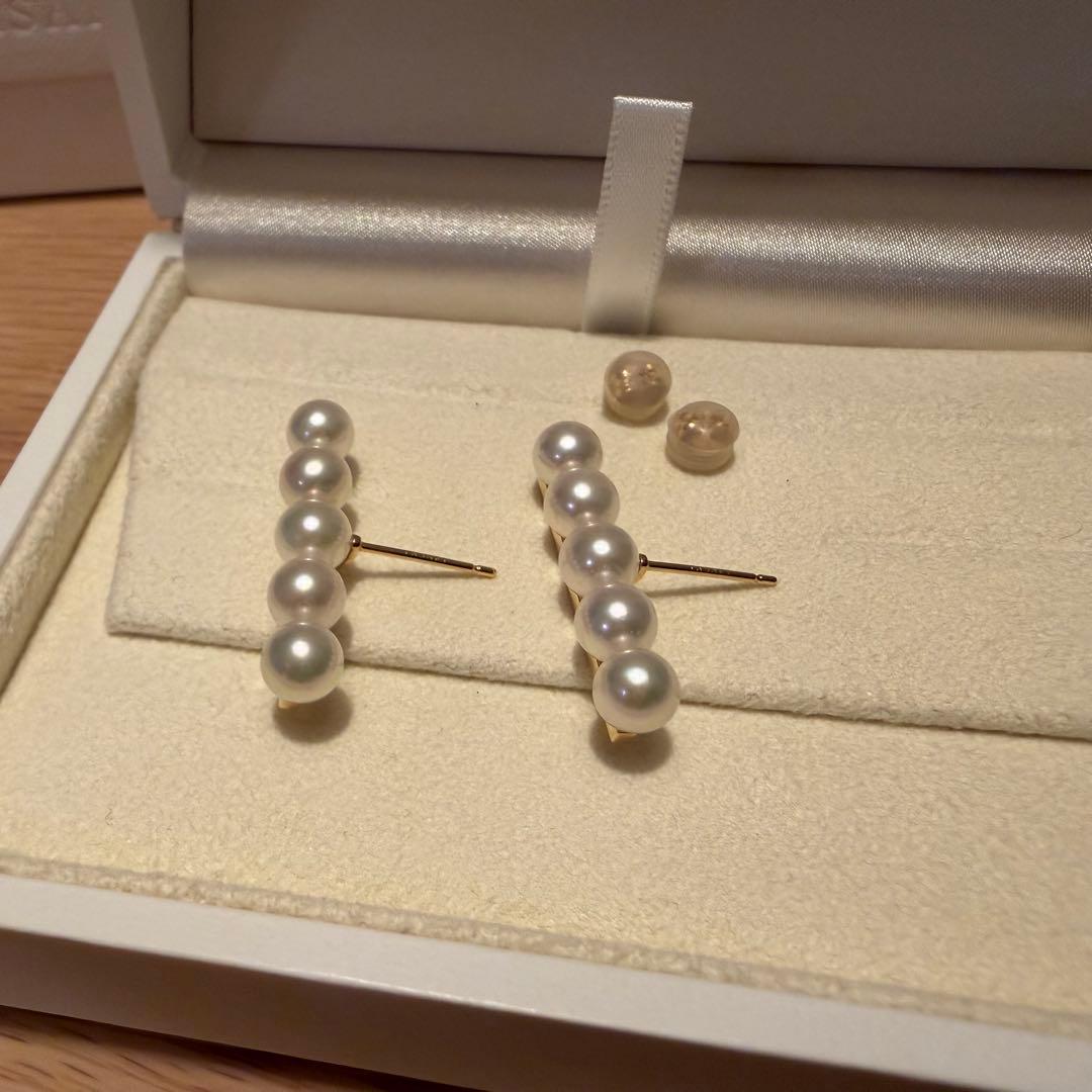 TASAKI タサキ バランス プラス　ピアス　YG イエローゴールド