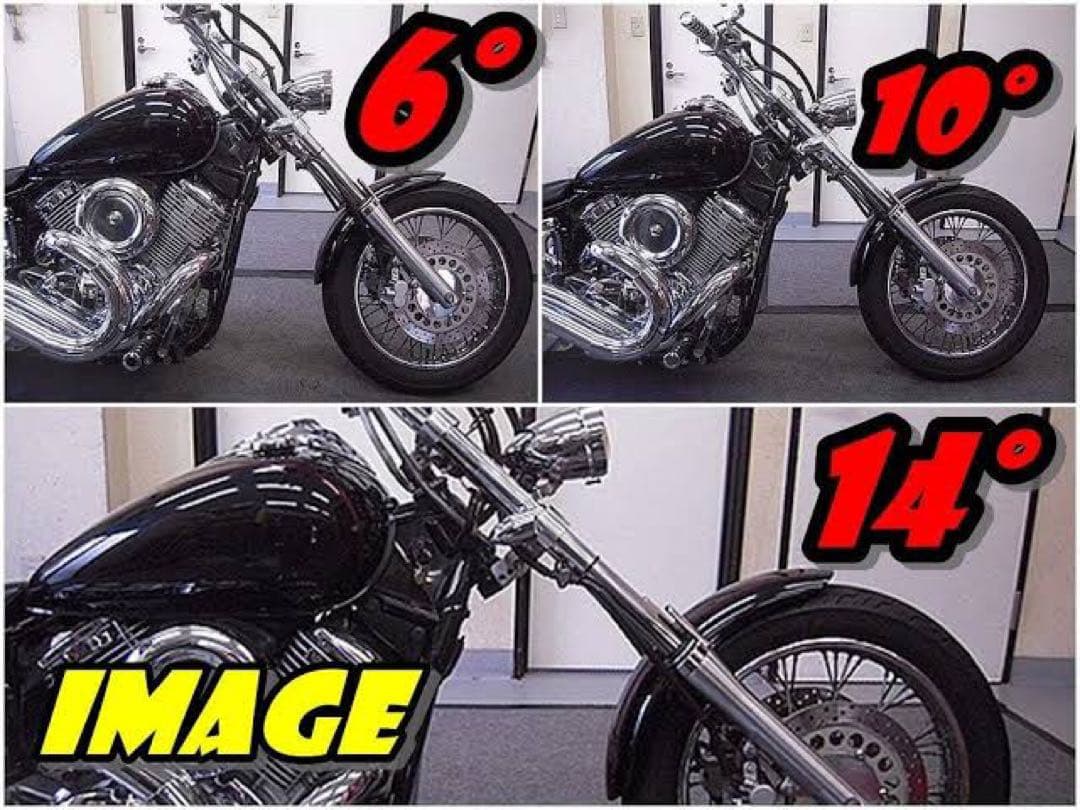 ドラッグスター400 1100 可変式トリプルツリー　アメリカンドラッガーズ