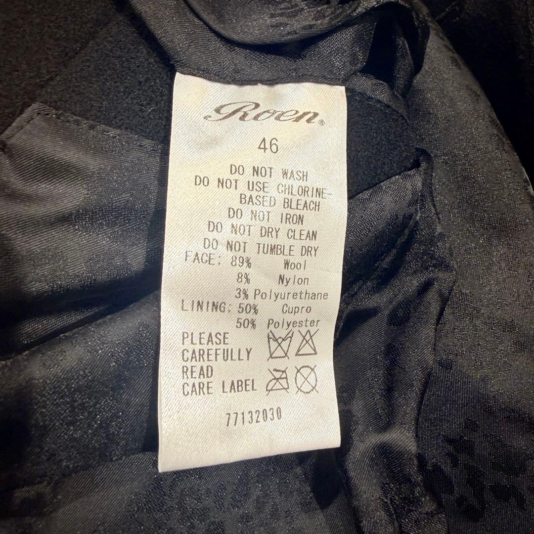 【美品】Roen ロエン ナポレオンコート 46 HYDE着用モデル