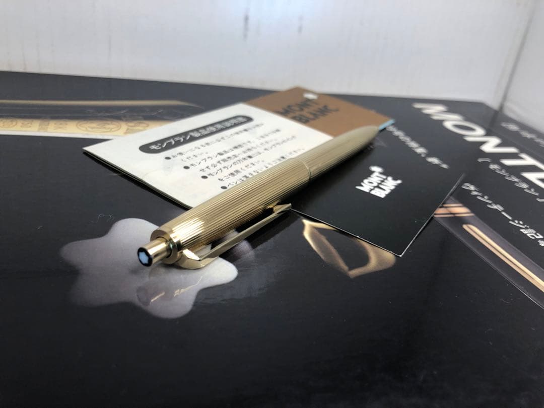 ⭐️モンブラン⭐️金運降臨黄金❗️稀少な総金張り名品最高の形❗️⭐️No1546ペンソル⭐️