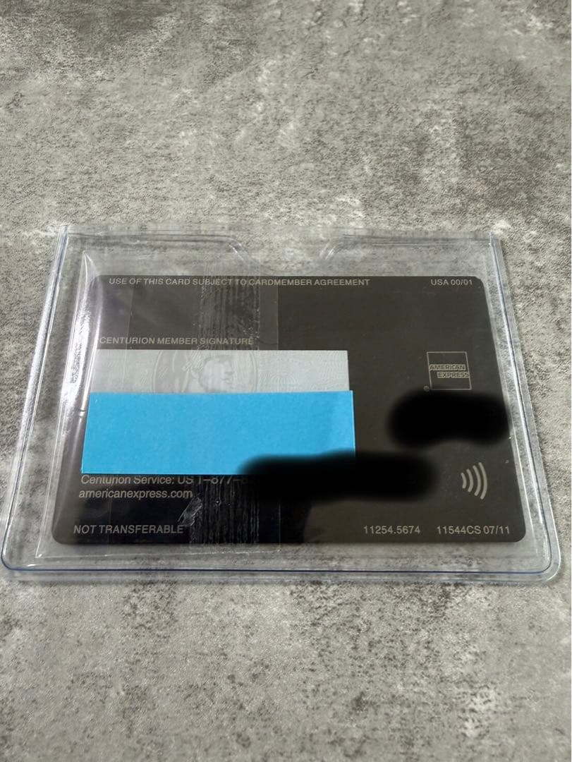 アメックス　カードケース　ケースは付属いたしません　センチュリオン　ノベルティ