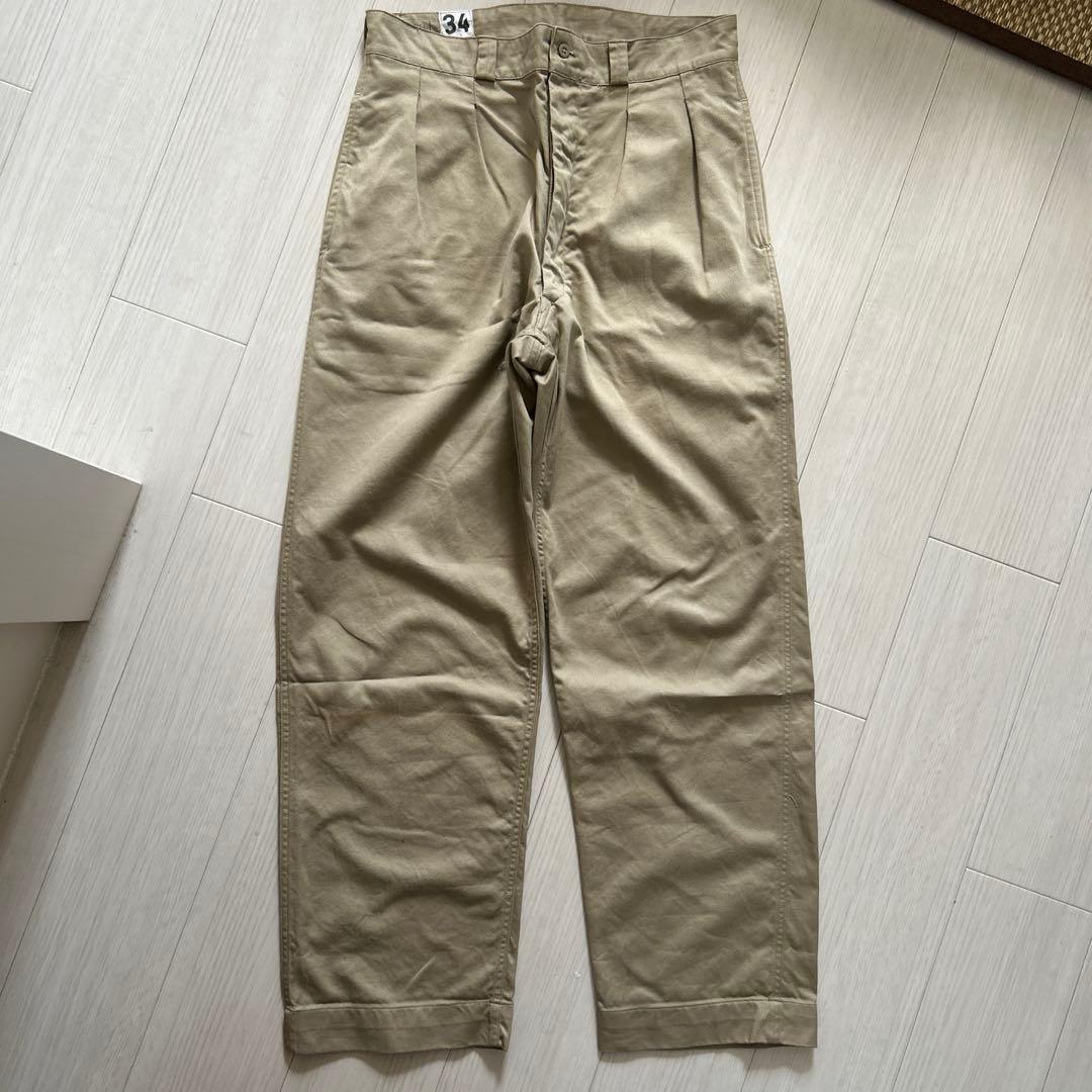 50s フランス軍　M52チノ　後期型　サイズ34