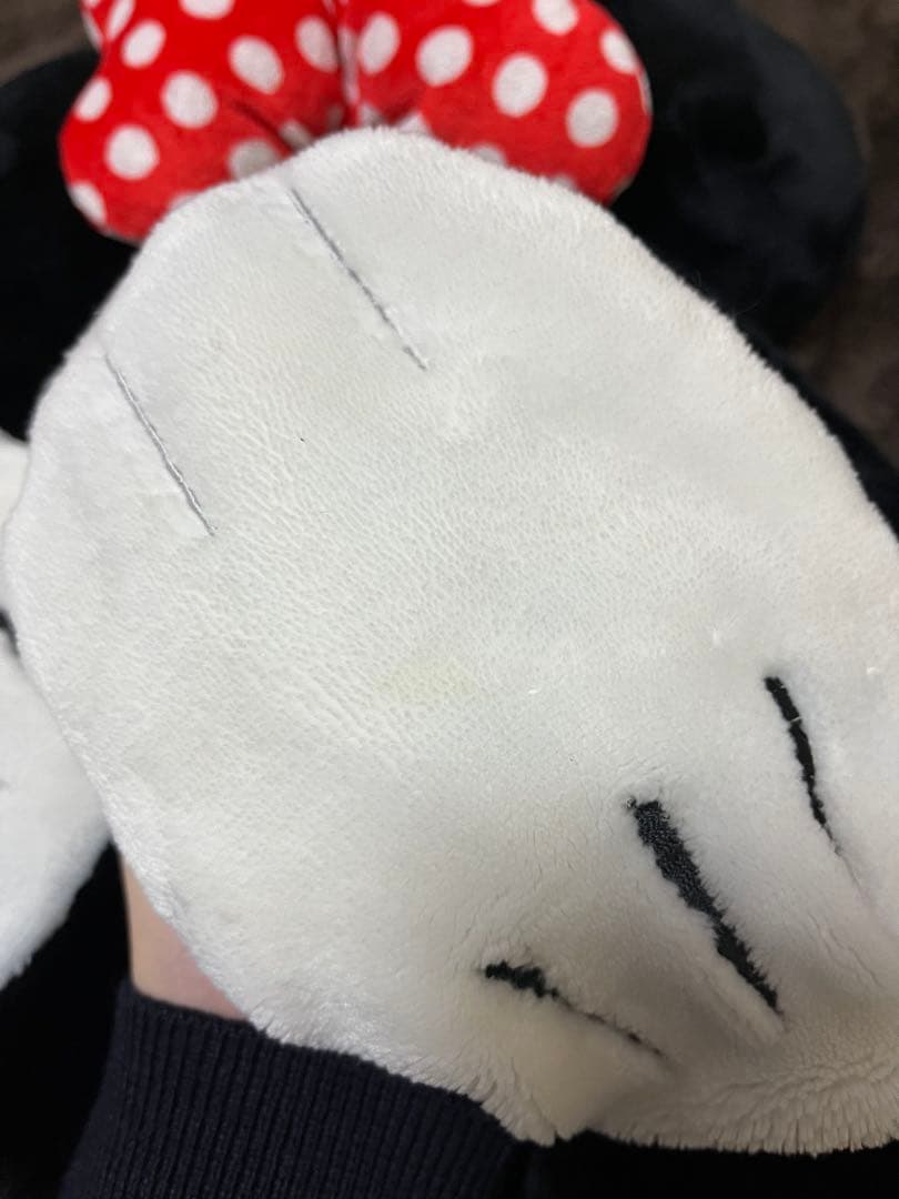 ディズニー ミニーマウス マフラーキャップ ペンダント （電池付き）