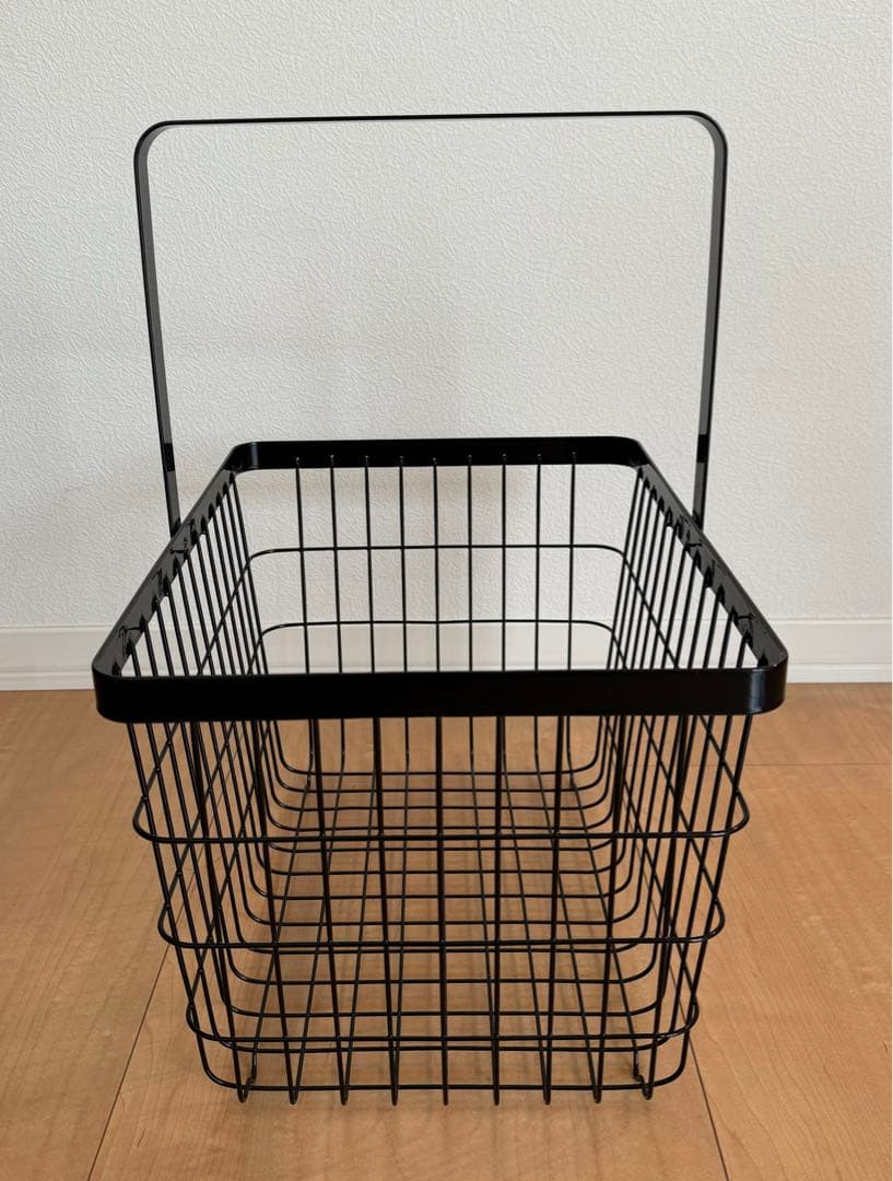 3*c様 山崎実業 ランドリーワゴン+バスケット タワー セット ブラック