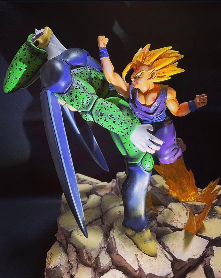 ドラゴンボール　VHK 悟飯VSセル　1/4塗装済み完成品ガレージキット