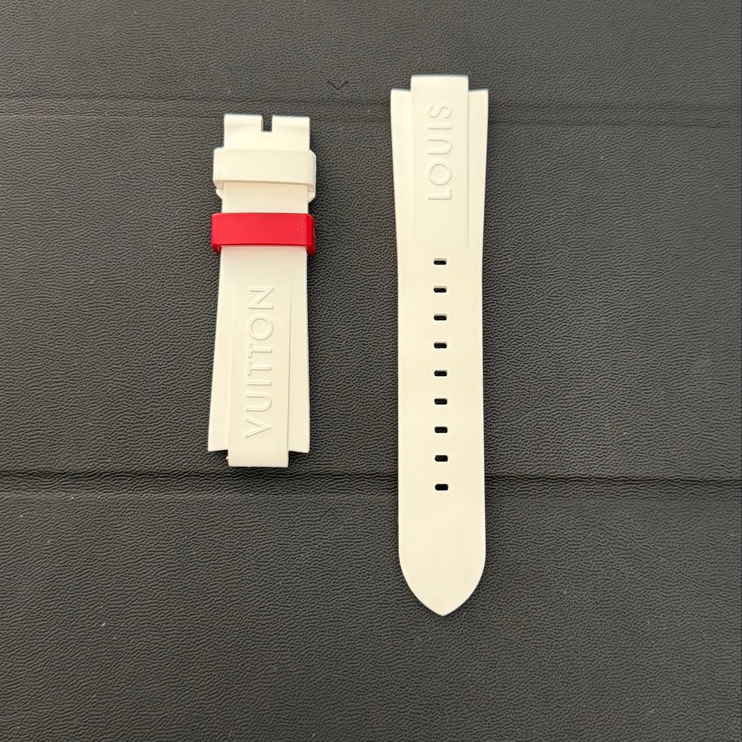 【廃盤モデル】Louis Vuitton ラバーストラップ ホワイト/レッド