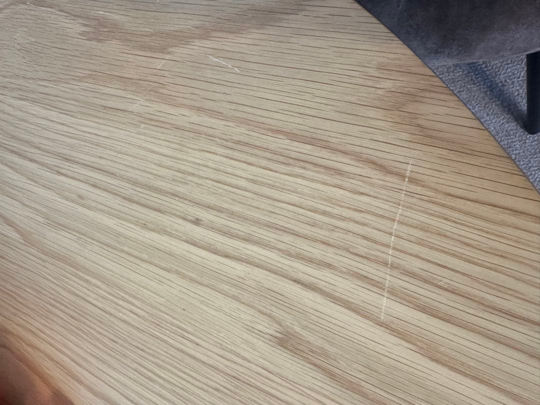 ナチュラルオーク 丸型ダイニングテーブル 108cm