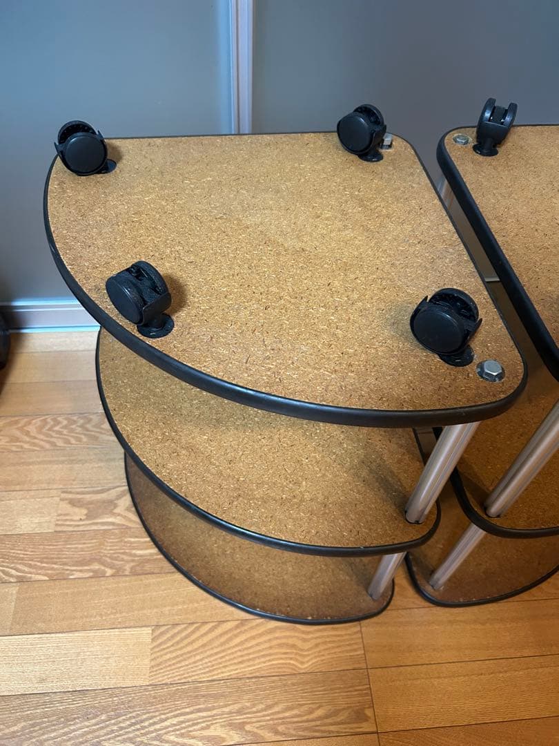 麻雀　麻雀卓用　サイドテーブル　灰皿付き　2点セット①