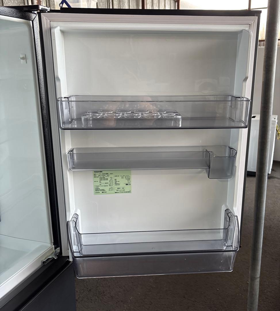 TOSHIBA中古冷凍冷蔵庫326L2022年製 形名GR-T33SC（KZ)