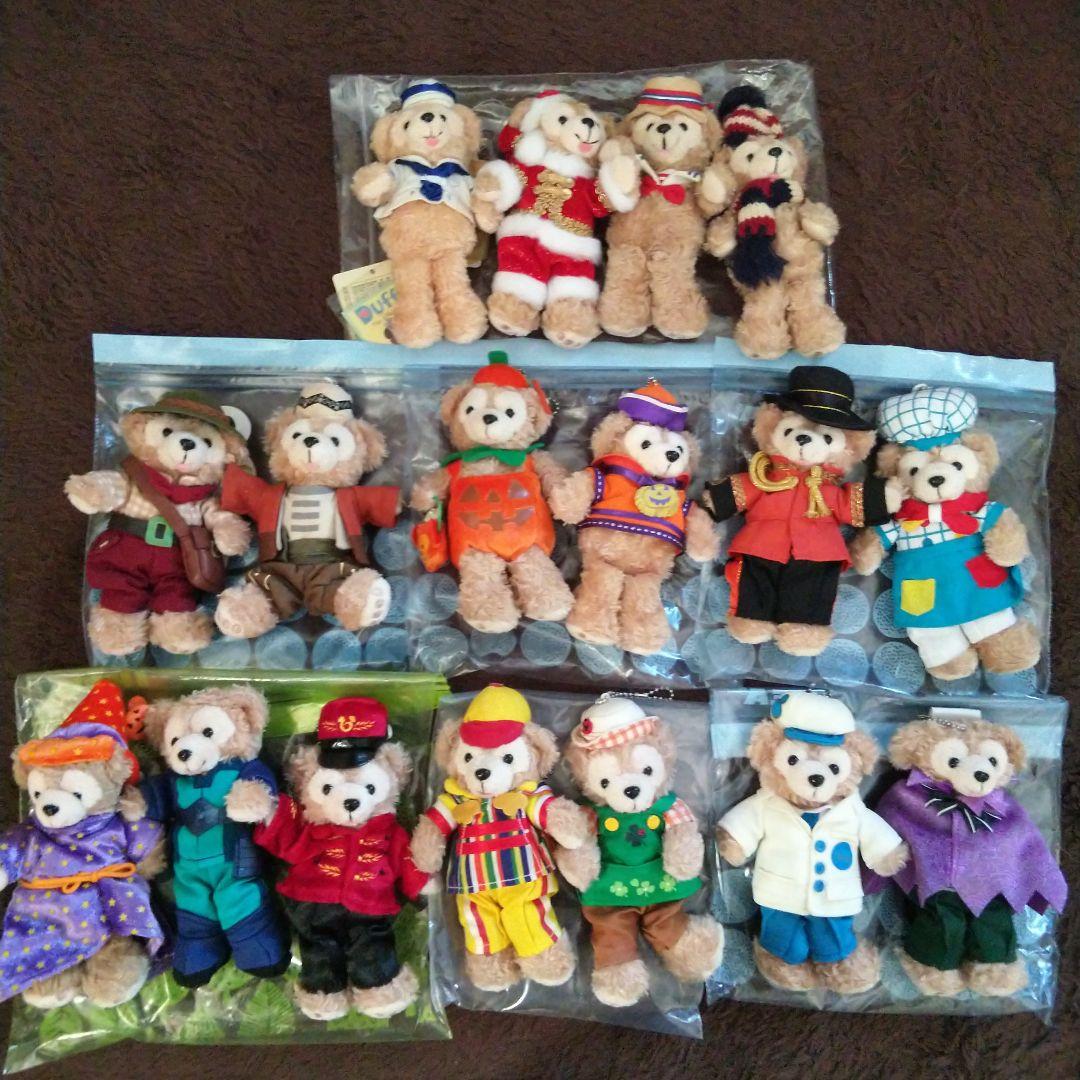 ダッフィー ぬいば ぬいぐるみバッジ 歴代 レア 17体セット ステラルー　初代