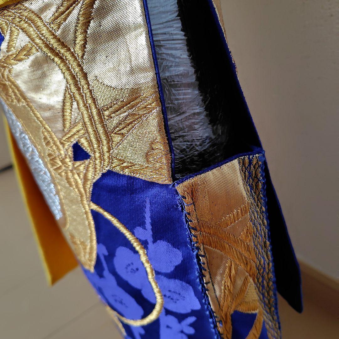 お琴カバー【鼓】着物帯 ゆたん油単ハンドメイド 和楽器 正絹 袋帯 生田流山田流