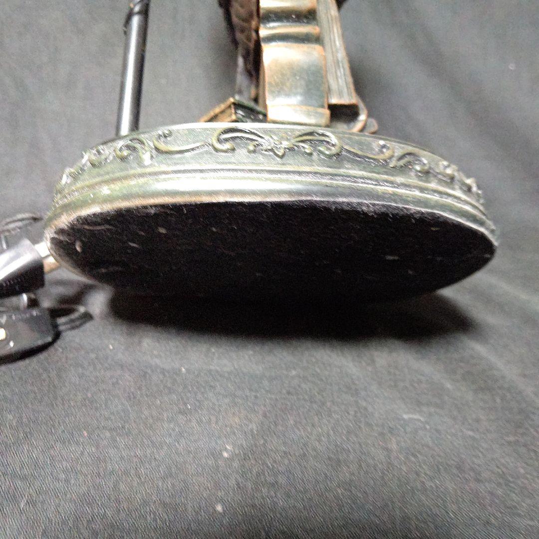 フクロウのステンドグラスランプ 高さ約51cm