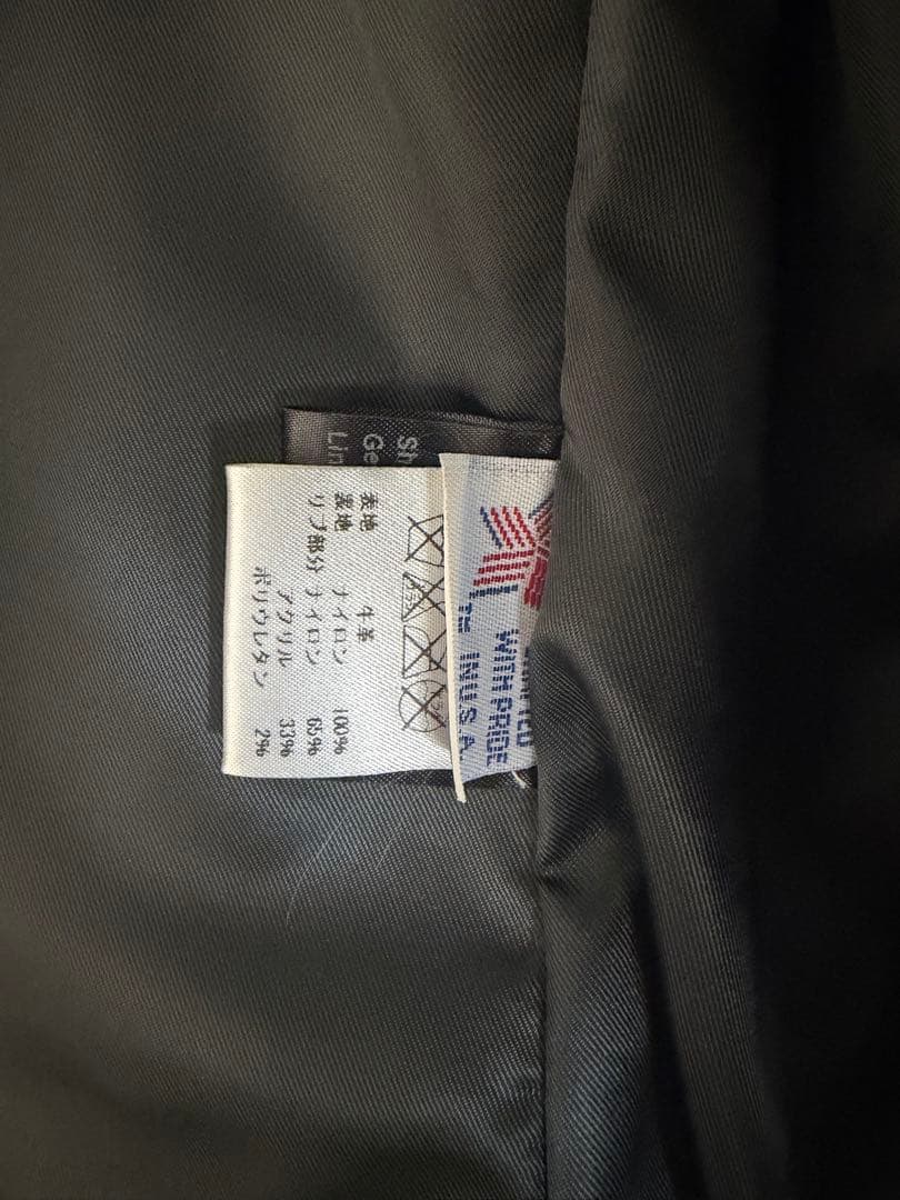 最終値下げ 超美品 Schott 103US レザー トラッカージャケット 34