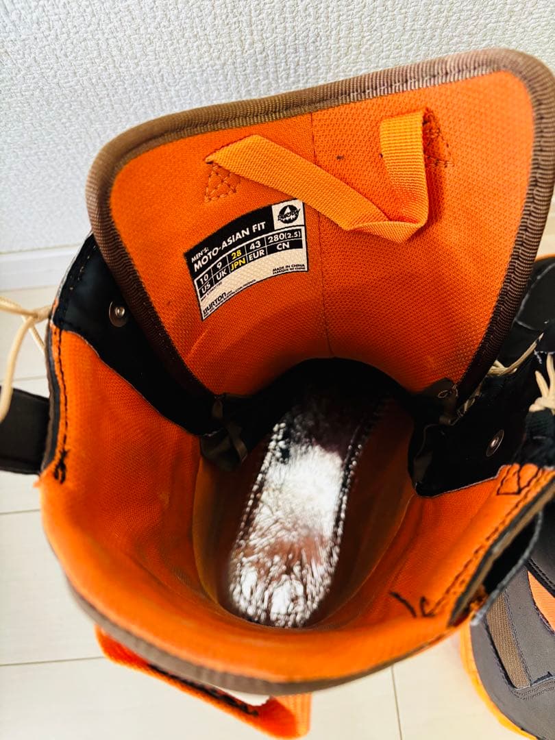 Burton MOTO アジアンフィットスノーボードブーツ ブラウン28cm