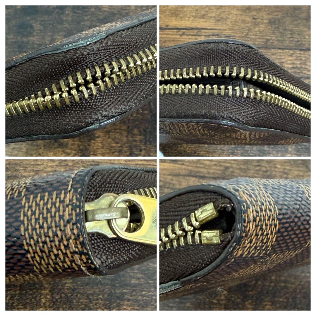 LOUIS VUITTON ルイヴィトン ダミエ ジッピー パース 財布