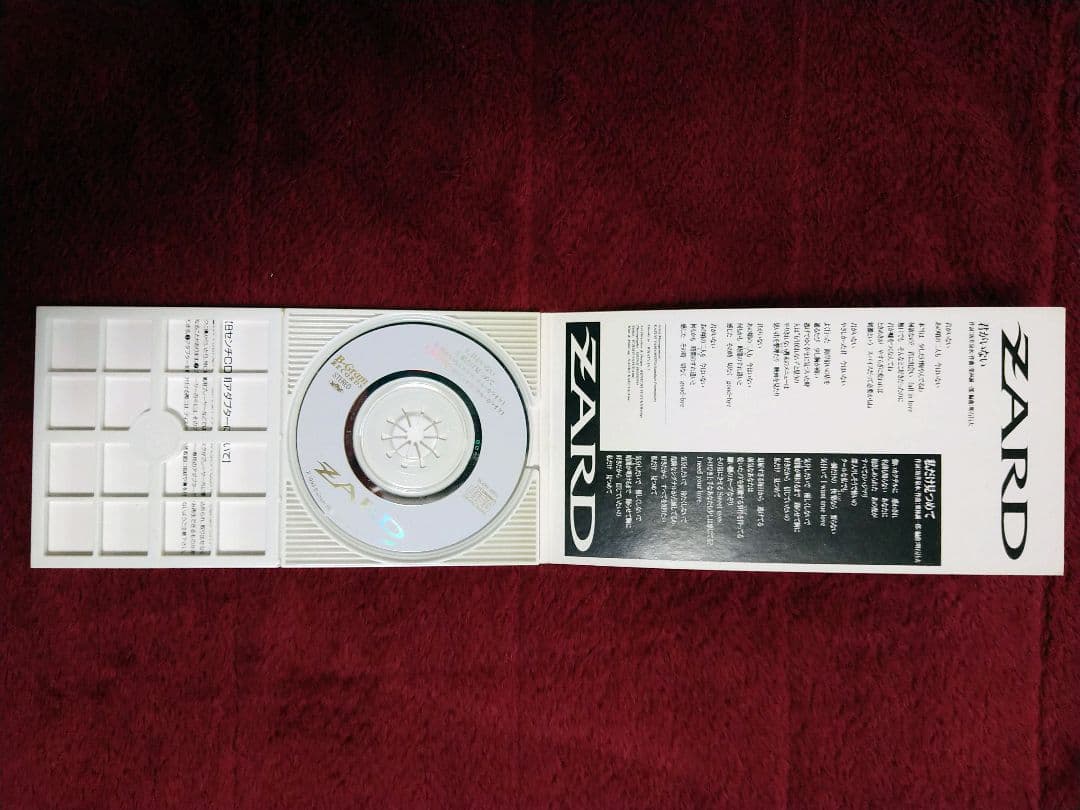 ZARD　直筆サイン色紙【君がいない】懸賞当選品