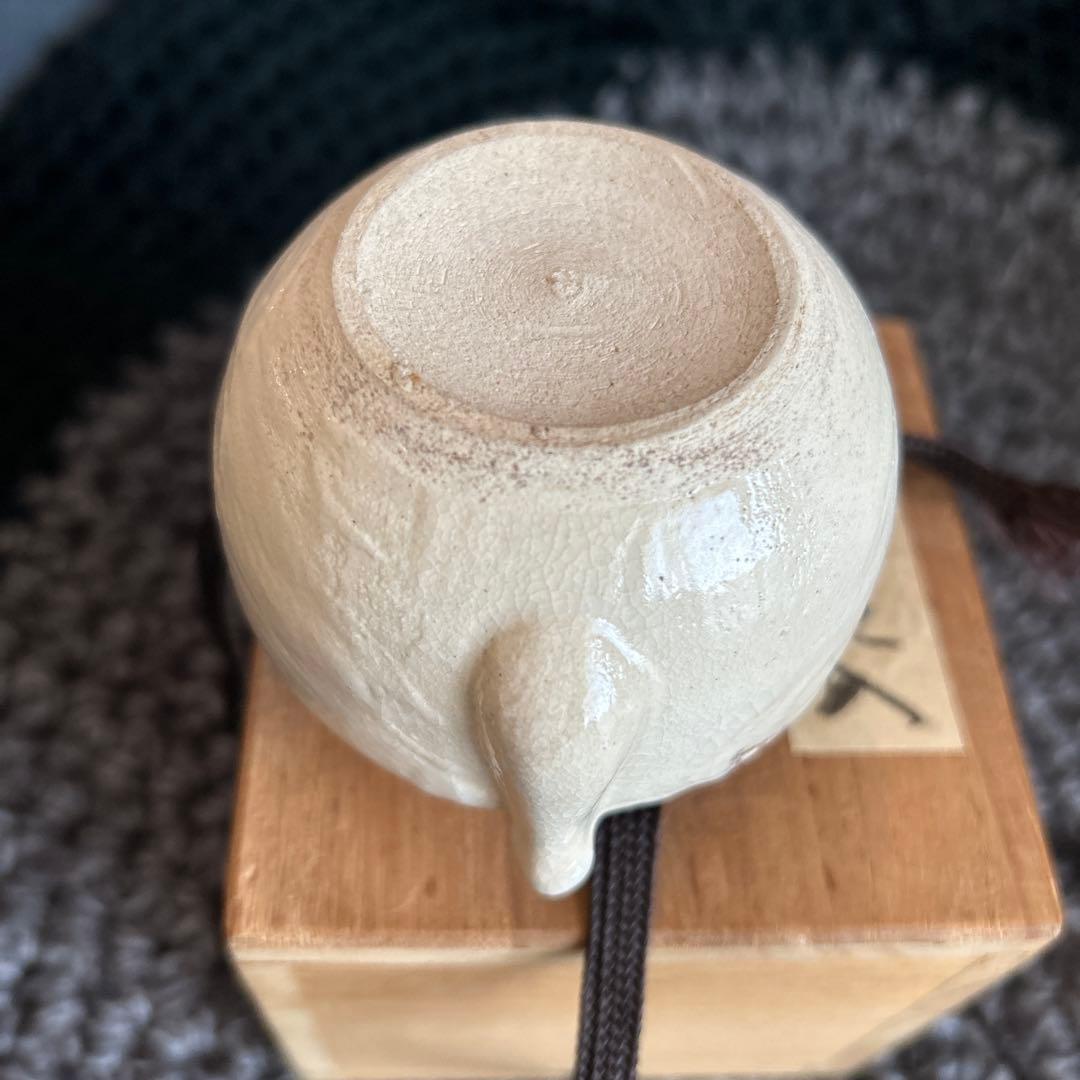 旧蔵中国骨董 【 唐白磁壺型一輪挿し花入】古くから中国で愛用されている陶磁器名品