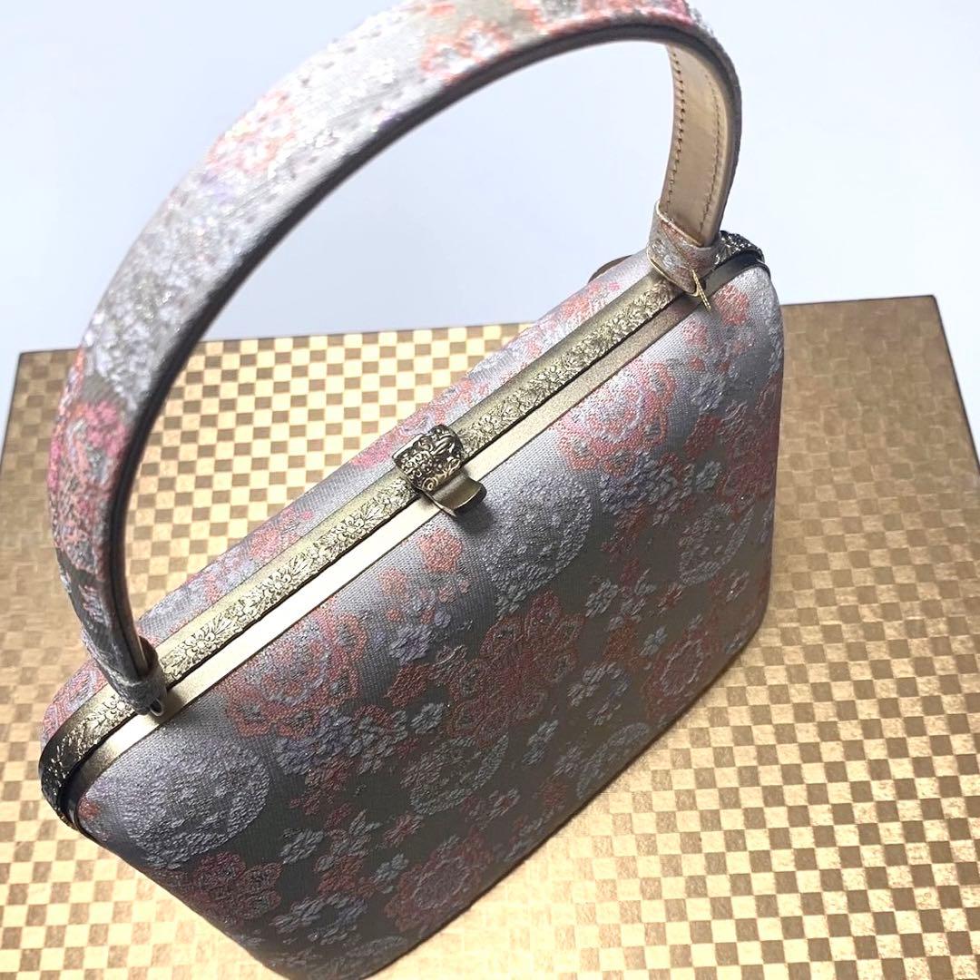 hamama ◆うさうさ233◆和装用バッグと草履のセット（ピンク・金色）