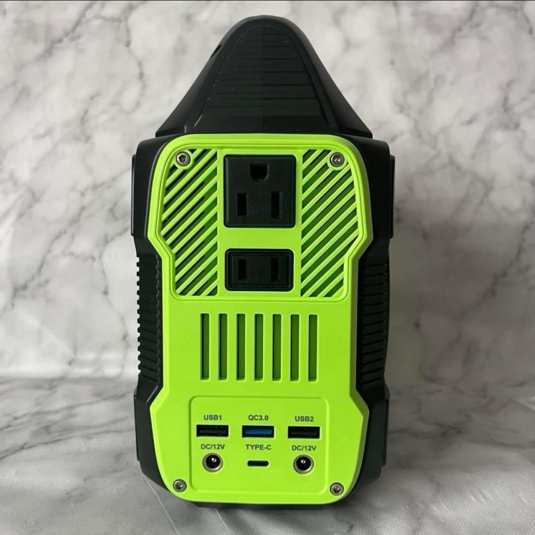 【新品】ポータブル電源　ポータブルバッテリー　防災　80000mAh　懐中電灯