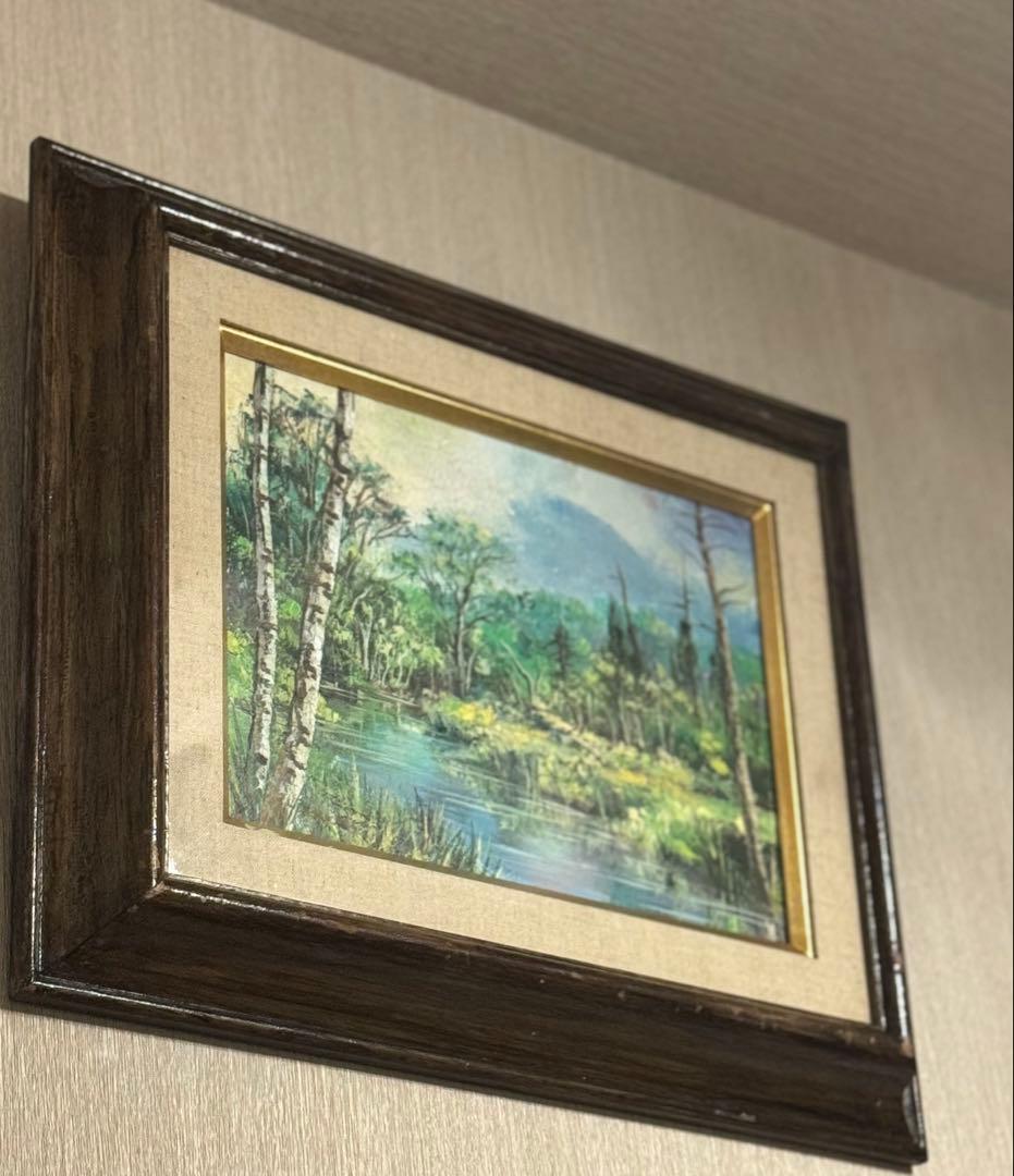 田河 勇造　風景 奥日光　匀河