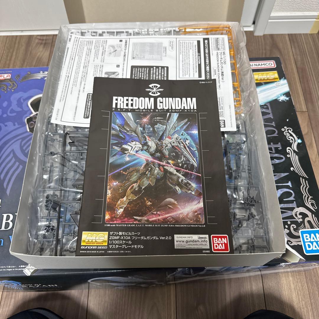 MGサザビー、フリーダムガンダム（典藏Ver.)2点セット