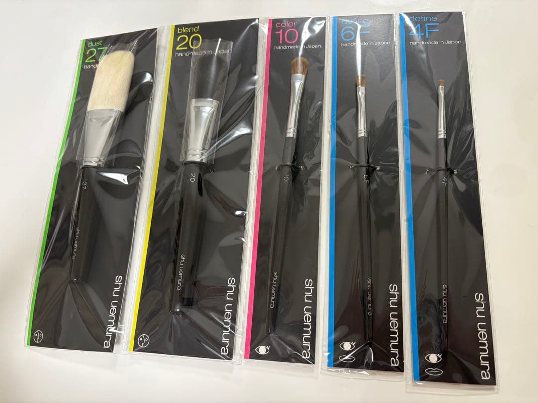 【美品】シュウウエムラ shu uemura 天然毛メイクブラシ セット