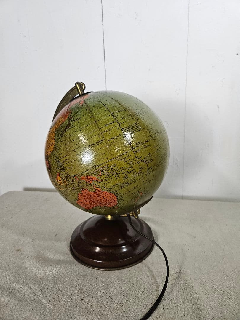 USヴィンテージ REPLOGLE GLOBES 地球儀 卓上ライト アメリカ製