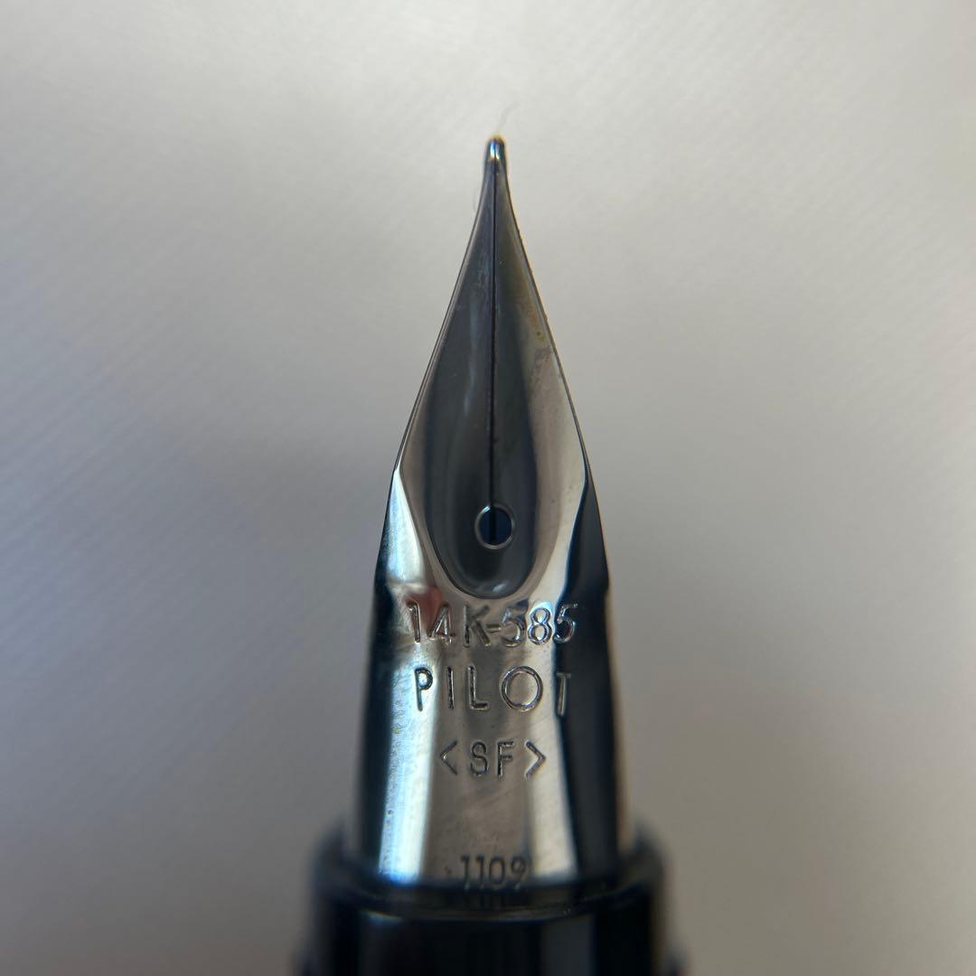 パイロット　エラボー　金属軸　ブラウン　SF 細軟