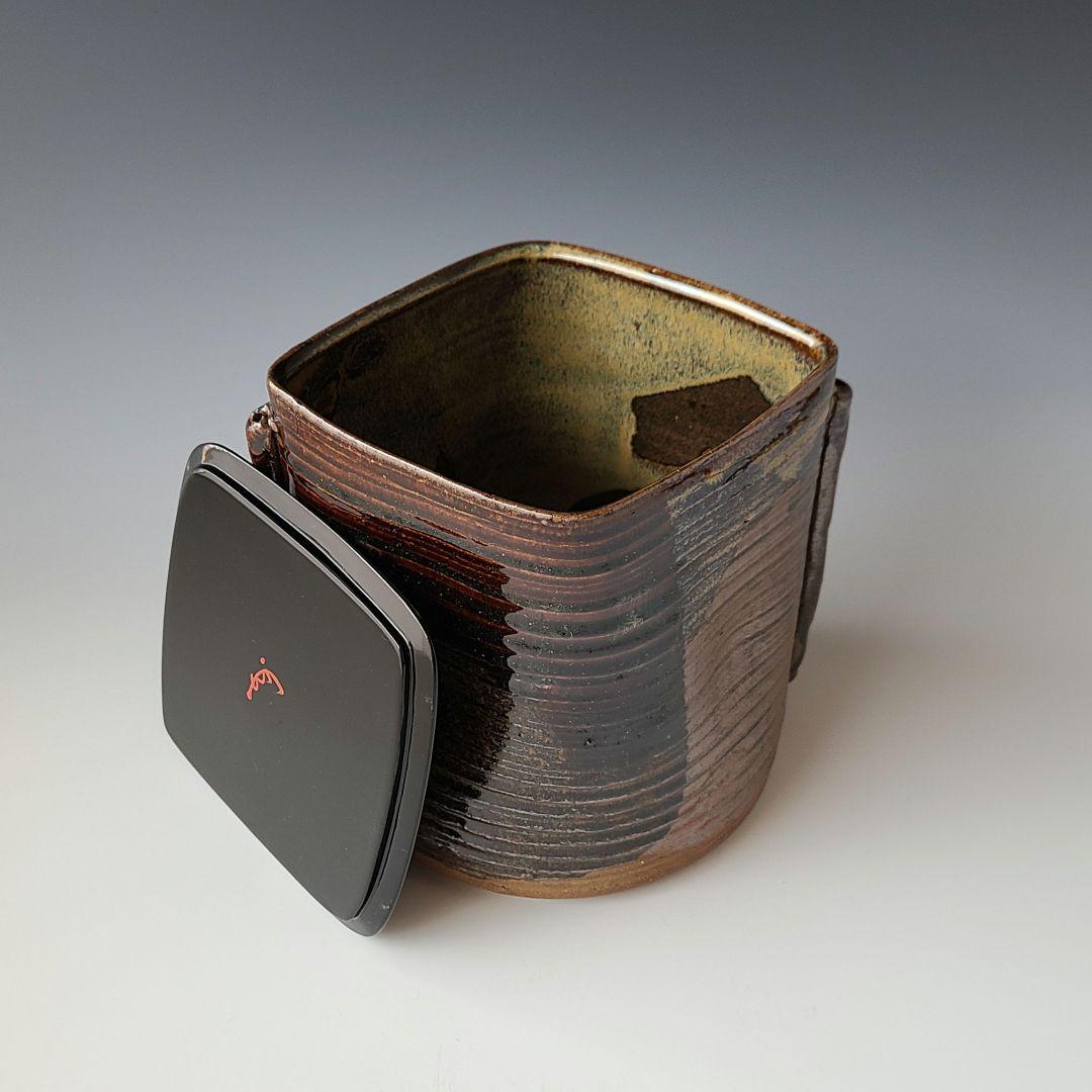 茶道具　時代　菱形　高取　水指　即中斎宗匠書付　表千家13代　不審庵　茶会　茶事