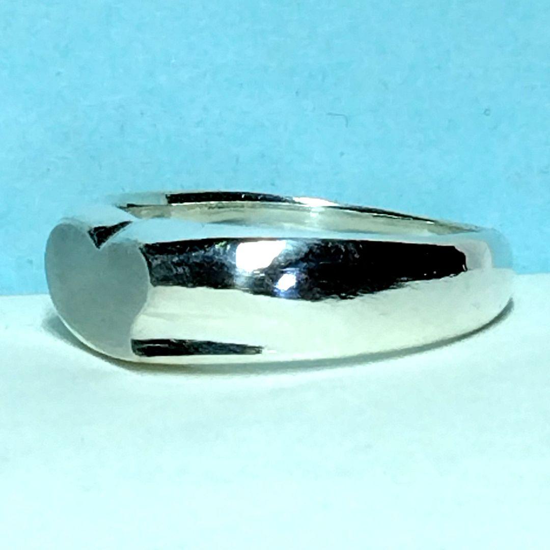 ティファニーカーブドハートリング　11号　新品仕上げ　無傷未使用に近い