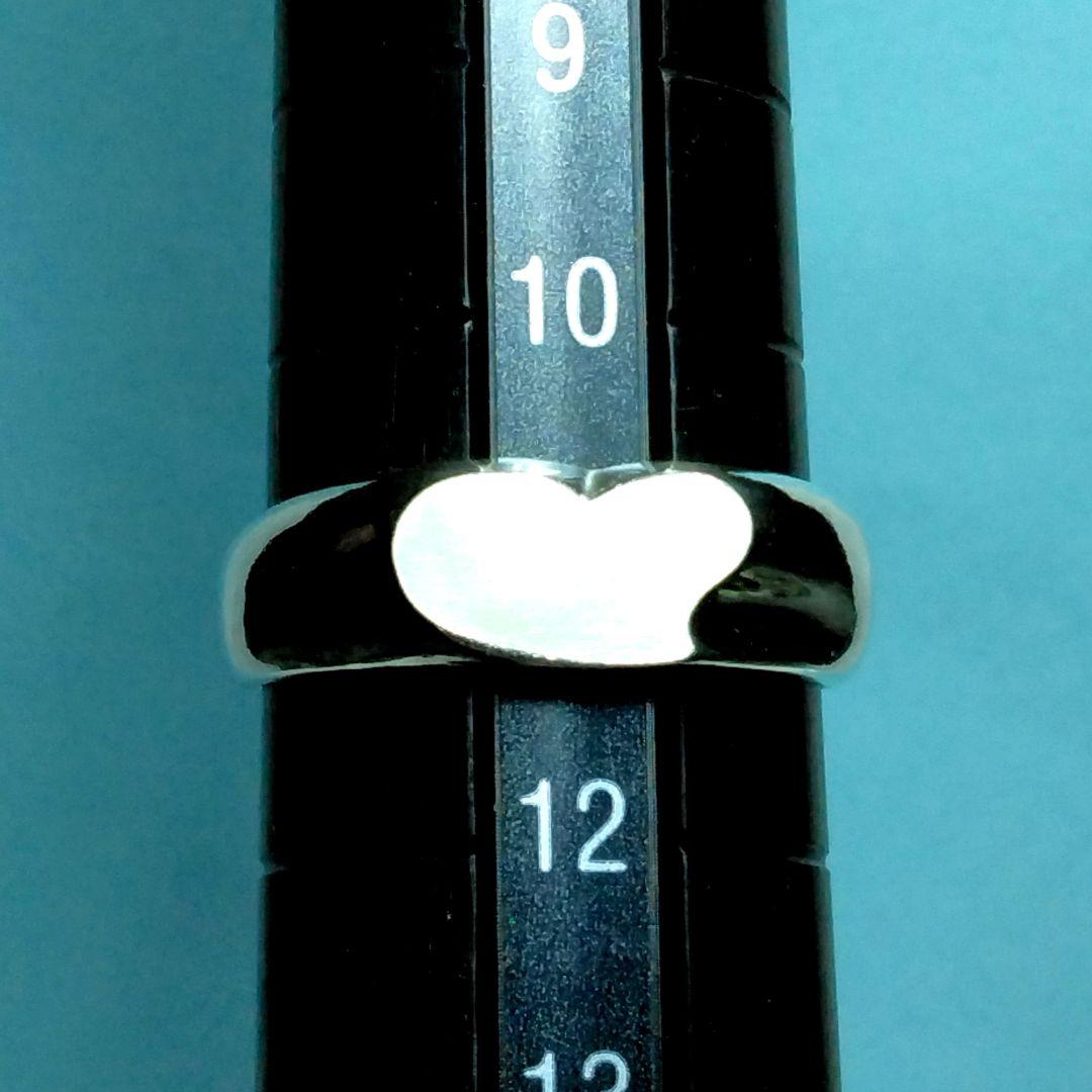 ティファニーカーブドハートリング　11号　新品仕上げ　無傷未使用に近い