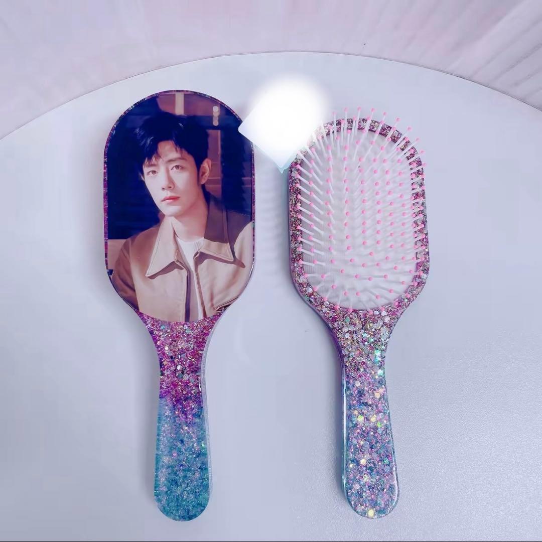 肖戦 超大レジンエアークッション付きヘアブラシ　7点セット❣️確認用0119