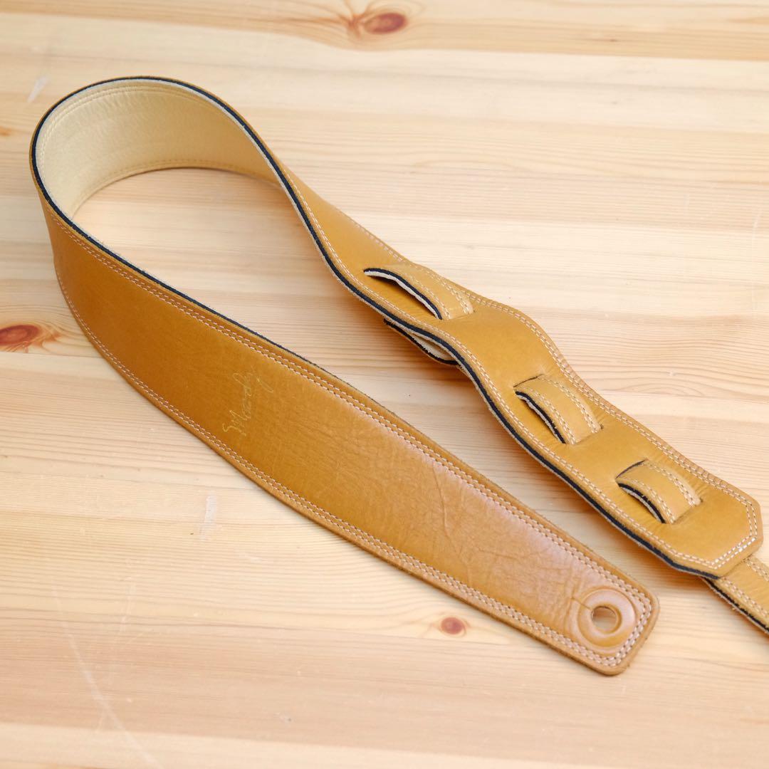 ギター Moody Straps L&L 2.5\" STD Camel / Cream