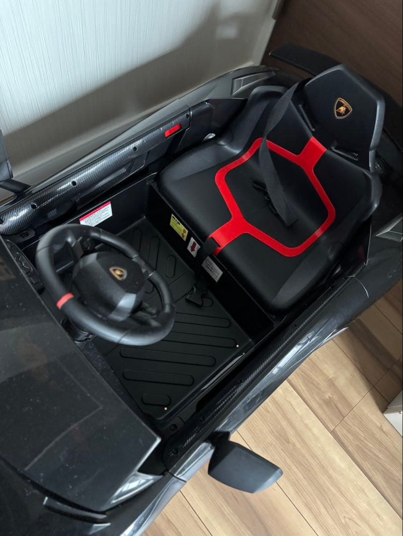 Lamborghini Aventador ブラック 電動カー ラジコン 子供用
