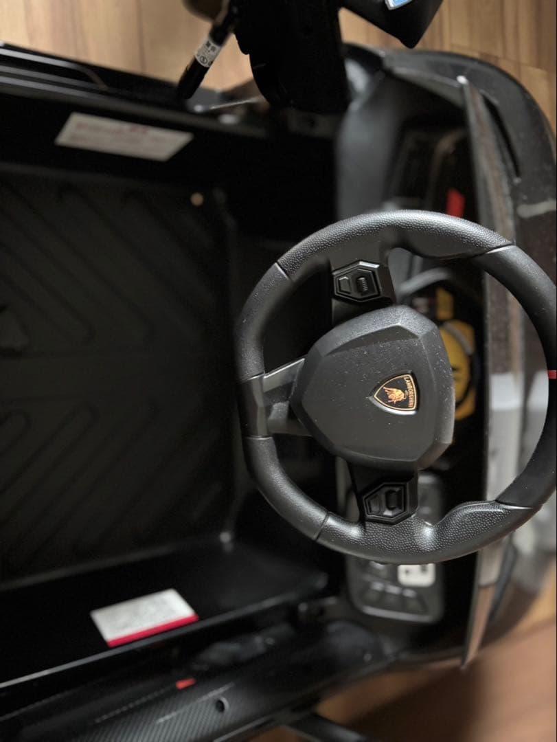 Lamborghini Aventador ブラック 電動カー ラジコン 子供用