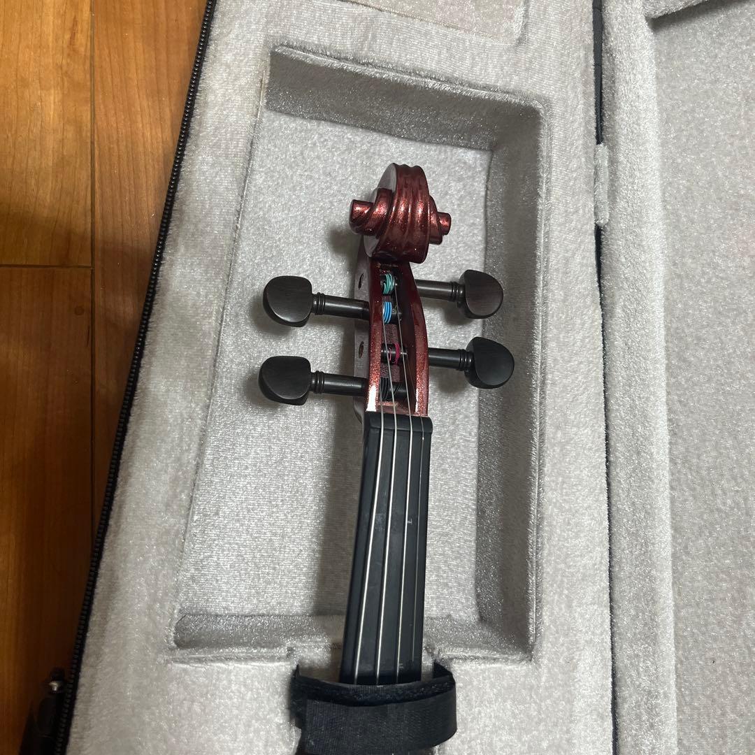 美品　ENNBOMレア色 サイレントバイオリン HVPV-30 エレキバイオリン