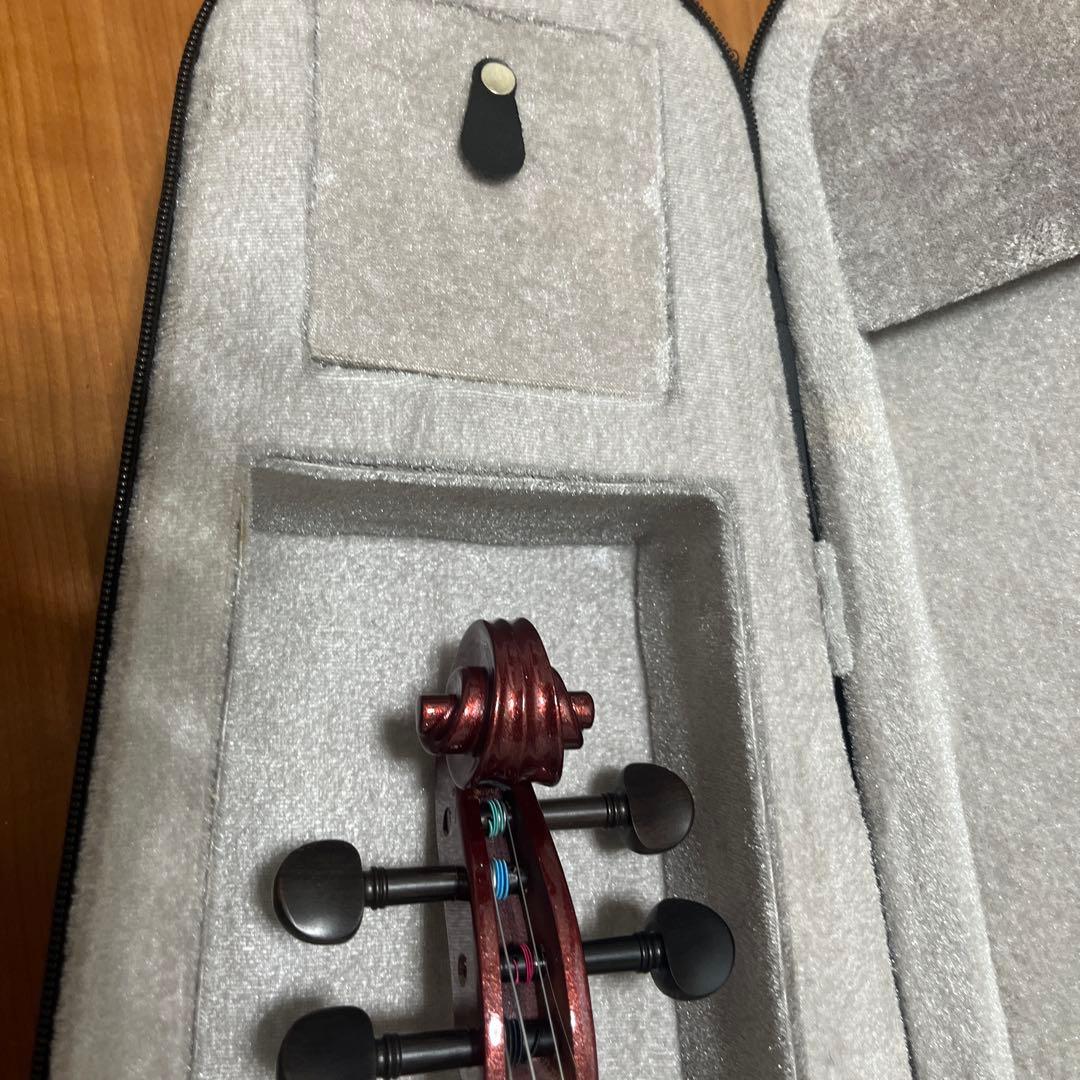 美品　ENNBOMレア色 サイレントバイオリン HVPV-30 エレキバイオリン