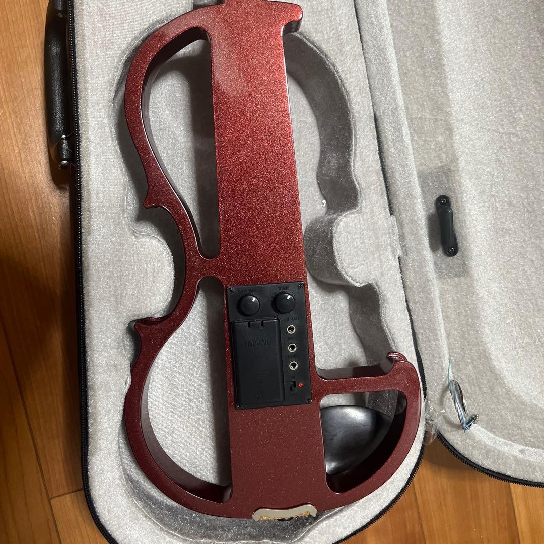 美品　ENNBOMレア色 サイレントバイオリン HVPV-30 エレキバイオリン
