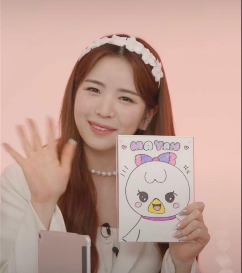 ト*3様 NiziU ASOBO リリース記念 サイン入りイラスト　マヤ