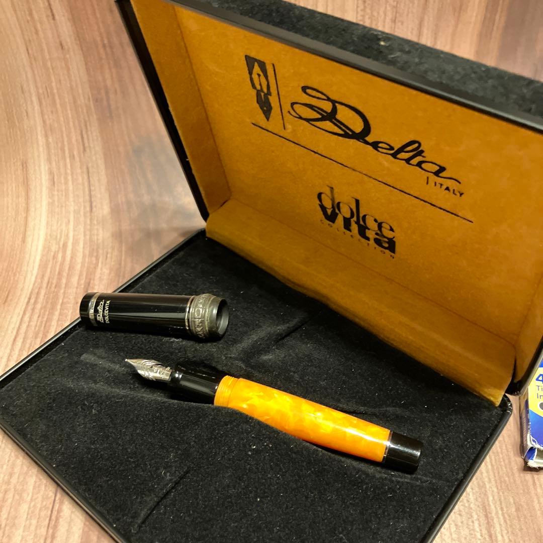 デルタ_ドルチェヴィータ_万年筆_ペン先18金