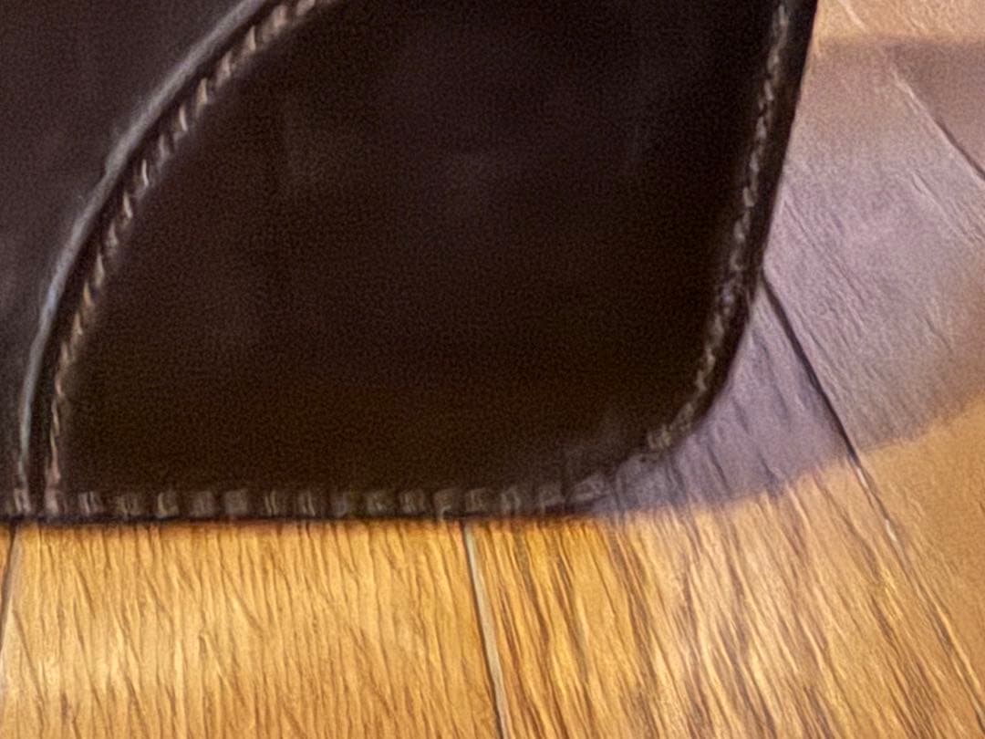 GANZO ダークブラウン レザー ビジネスバッグ　ブライドルレザー