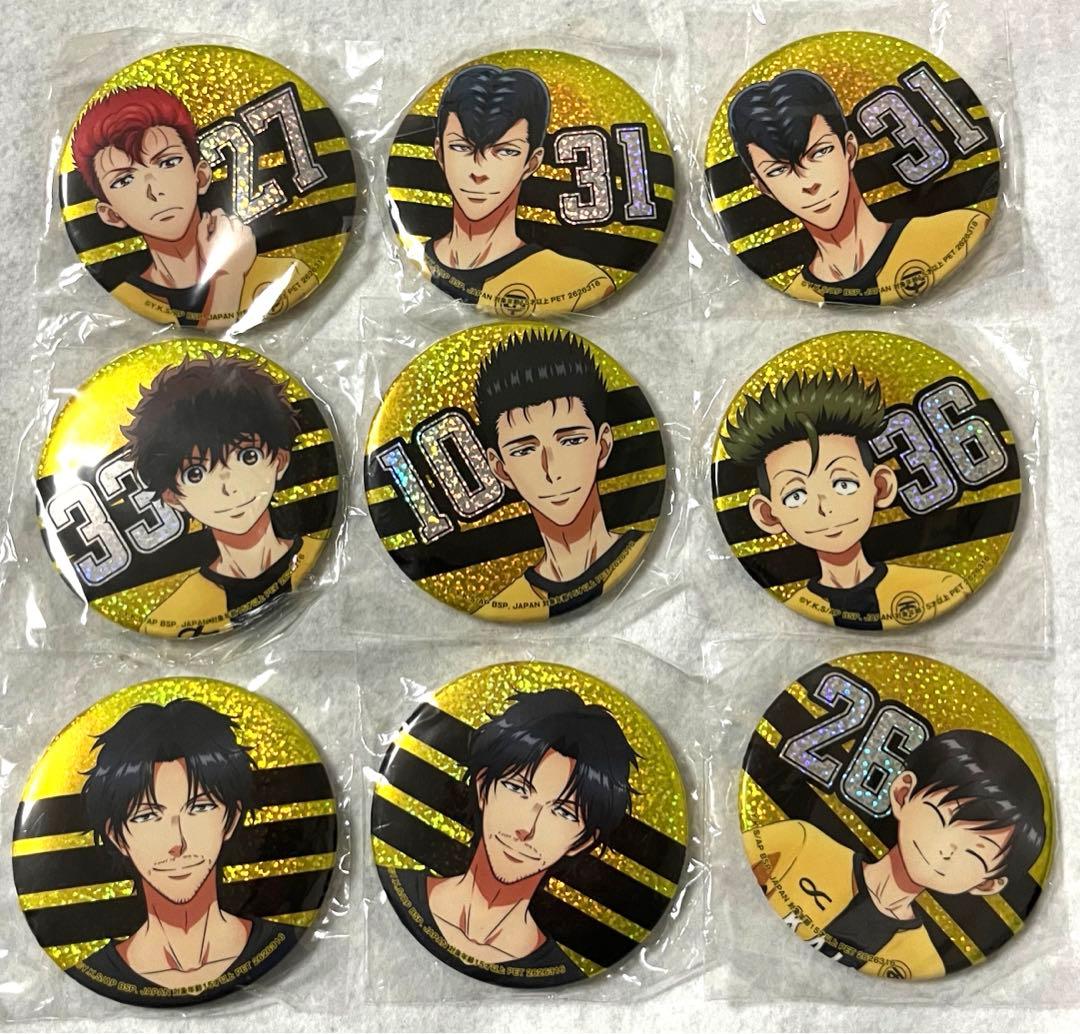 アオアシ ホログラム缶バッジ 青井 葦人 等 9点セット ⑧