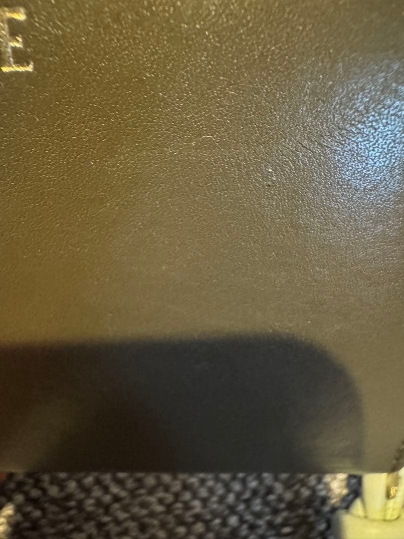 LOEWE ノットコンパクトジップウォレット 二つ折り財布 オリーブグリーン