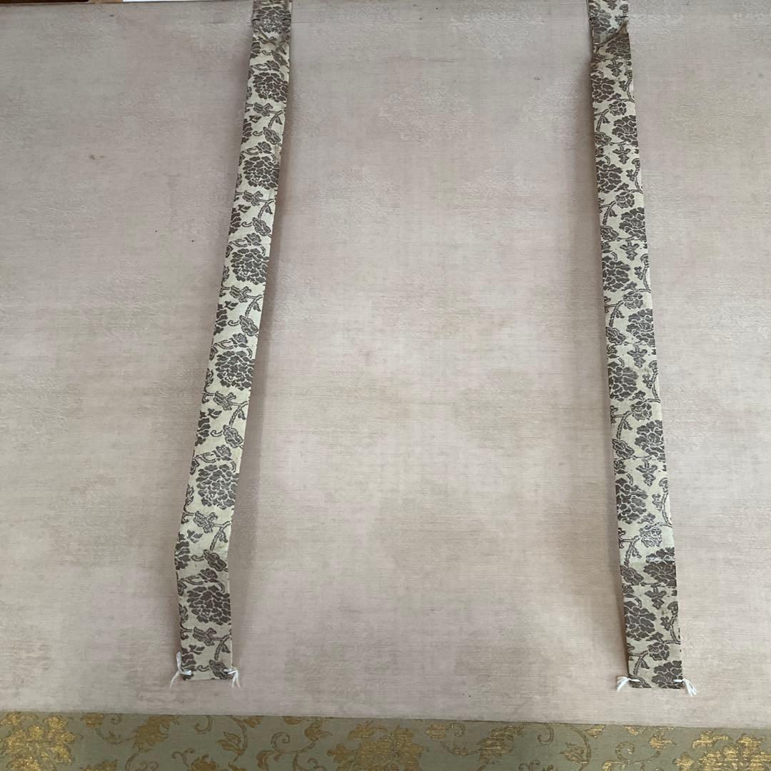 掛軸　佐野光穂作「芙蓉」　絹本共箱塗二重箱入