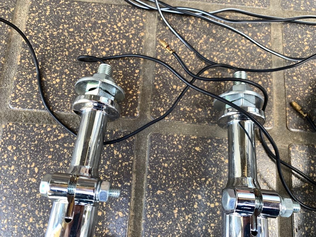 rz250 4l3 メッキウインカー　クリアレンズ