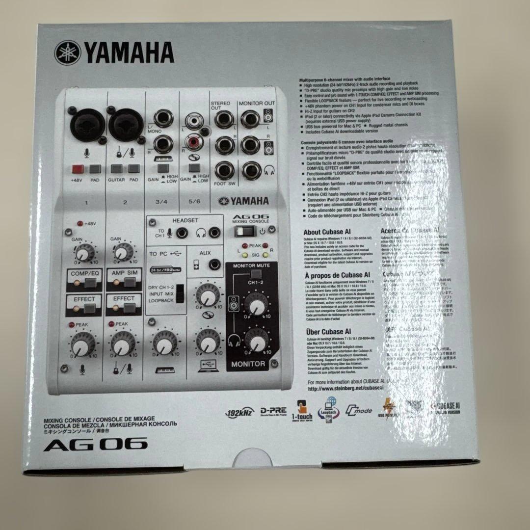 YAMAHA AG 06 ミキシングコンソール